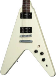 Guitare électrique rétro rock Gibson 80s Flying V - Classic White