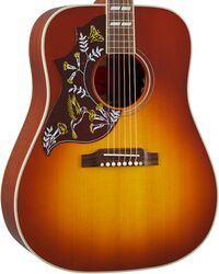Guitare folk gaucher Gibson Hummingbird LH - Heritage cherry sunburst