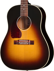 Guitare folk Gibson J-45 Standard 12-String LH (Baggs HiFi DNA Preamp) - vintage sunburst