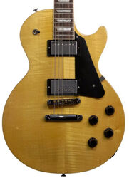 Guitare électrique single cut Gibson Modern Les Paul Studio Figured Top - antique natural
