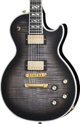 Guitare électrique single cut Gibson Les Paul Supreme - Transparent ebony burst