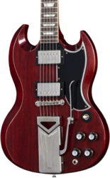 Guitare électrique double cut Gibson 60th Anniversary 1961 SG Les Paul Standard VOS - Vos cherry red