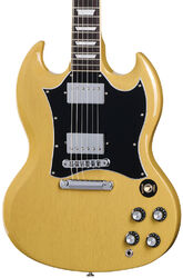 Guitare électrique double cut Gibson SG Standard Custom Color - Tv yellow