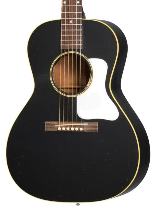 Guitare folk Gibson Custom Shop Murphy Lab Acoustic 1933 L-00 - Ebony light aged