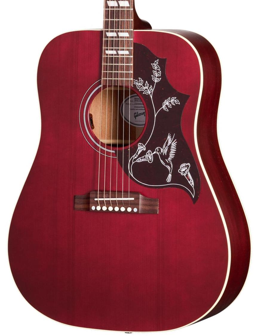 Modern Hummingbird Special - Satin Wine Red