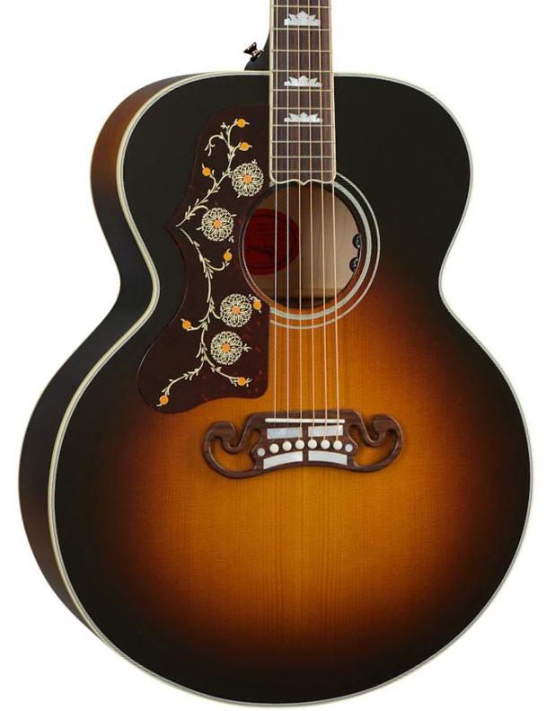 Guitare folk gaucher Gibson SJ-200 LH - Vintage sunburst