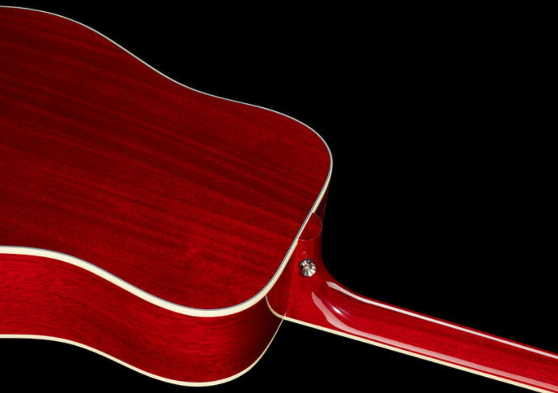 Gibson Hummingbird 2019 Lh Gaucher Dreadnought Epicea Acajou Rw - Vintage Cherry Sunburst - Guitare Electro Acoustique - Variation 3