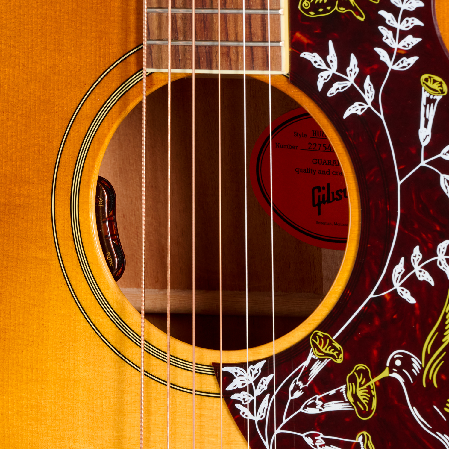 Gibson Hummingbird Original (baggs Hifi Dna) Dreadnought Epicea Acajou Rw - Heritage Cherry Sunburst - Guitare Folk - Variation 4