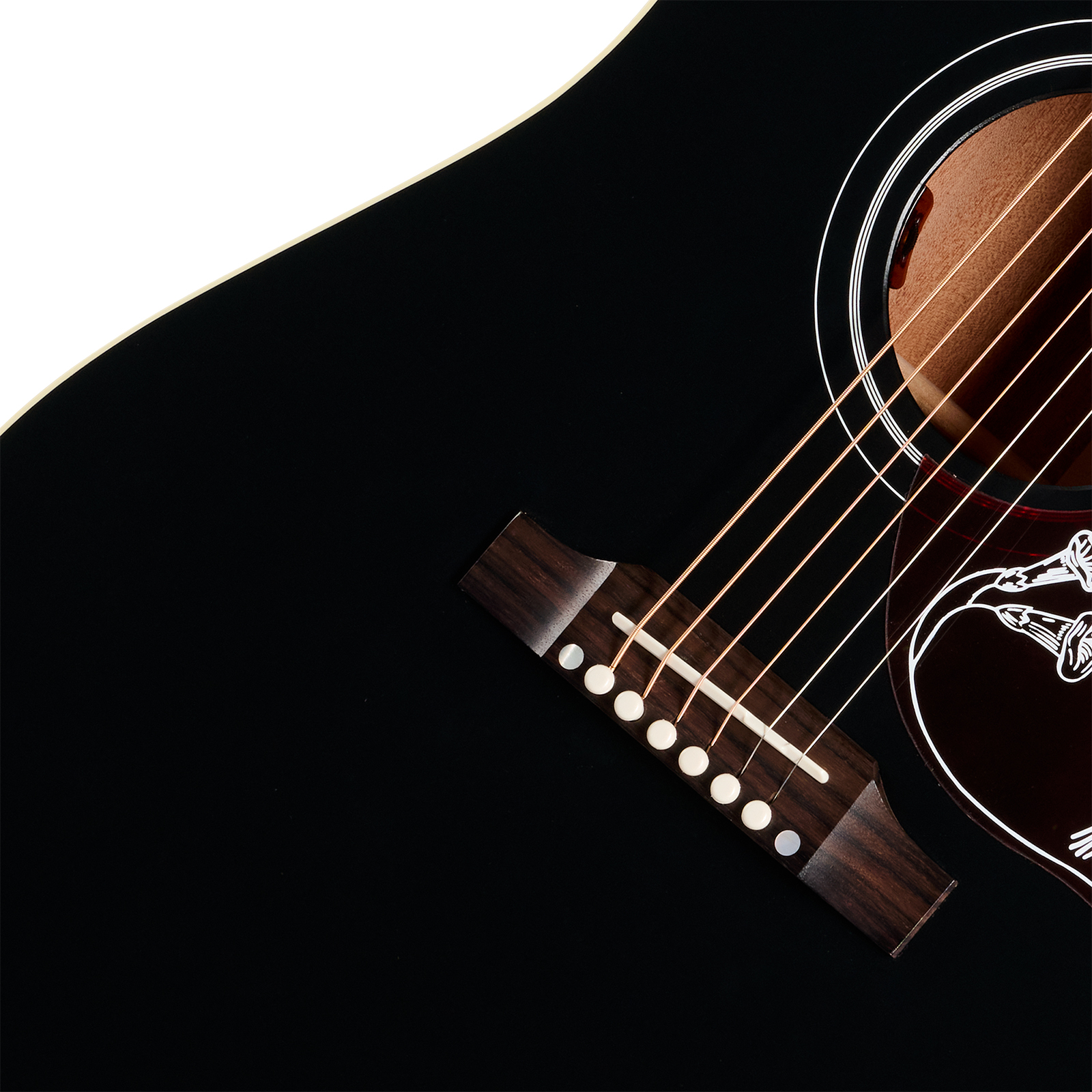 Gibson Hummingbird Special Modern Dreadnought Cbd Epicea Acajou Rw - Satin Ebony - Guitare Folk - Variation 3