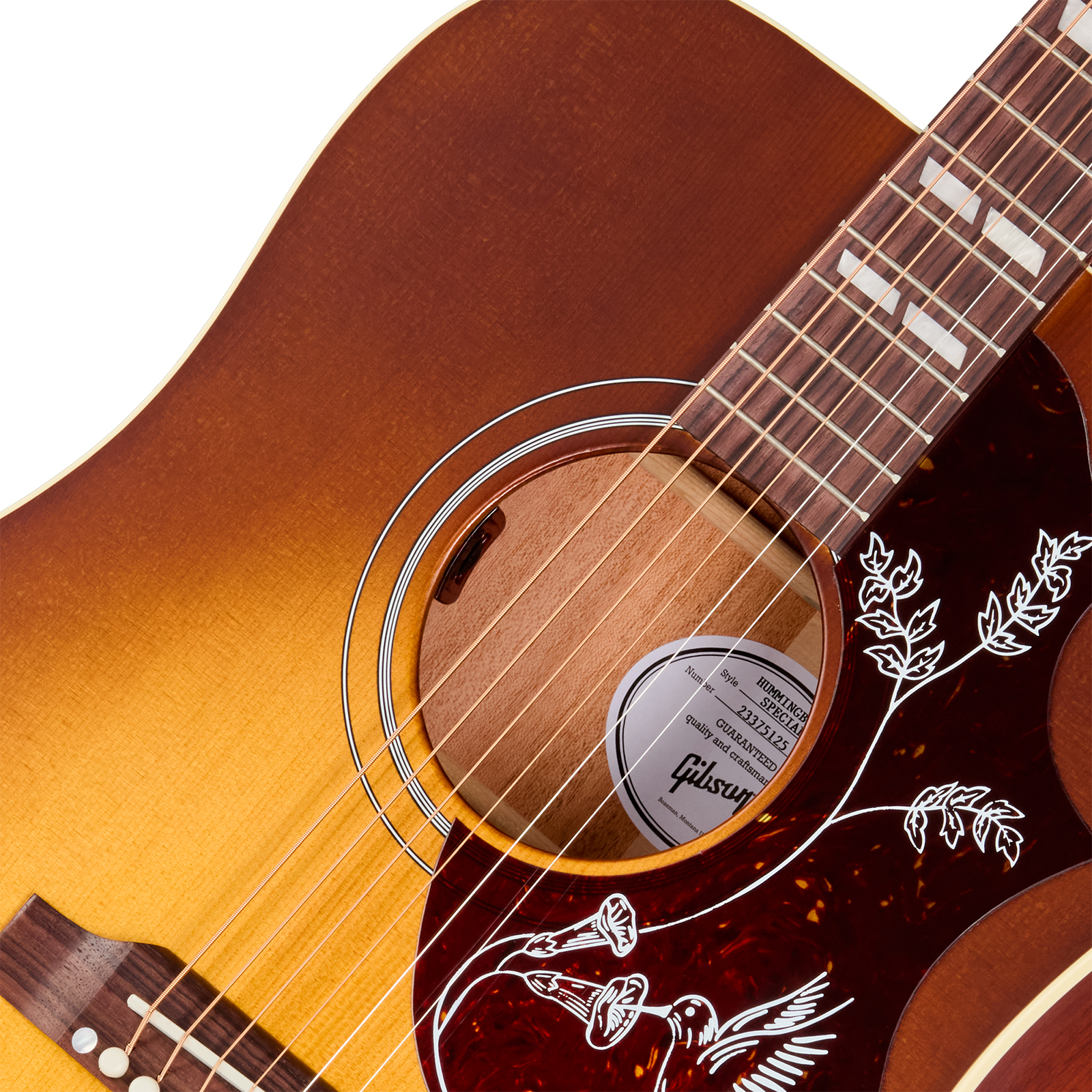 Gibson Hummingbird Special Modern Dreadnought Cbd Epicea Acajou Rw - Satin Honey Burst - Guitare Folk - Variation 3