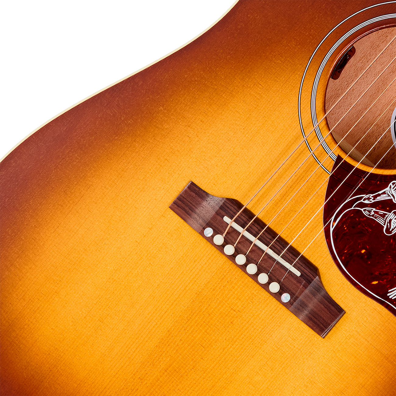 Gibson Hummingbird Special Modern Dreadnought Cbd Epicea Acajou Rw - Satin Honey Burst - Guitare Folk - Variation 4