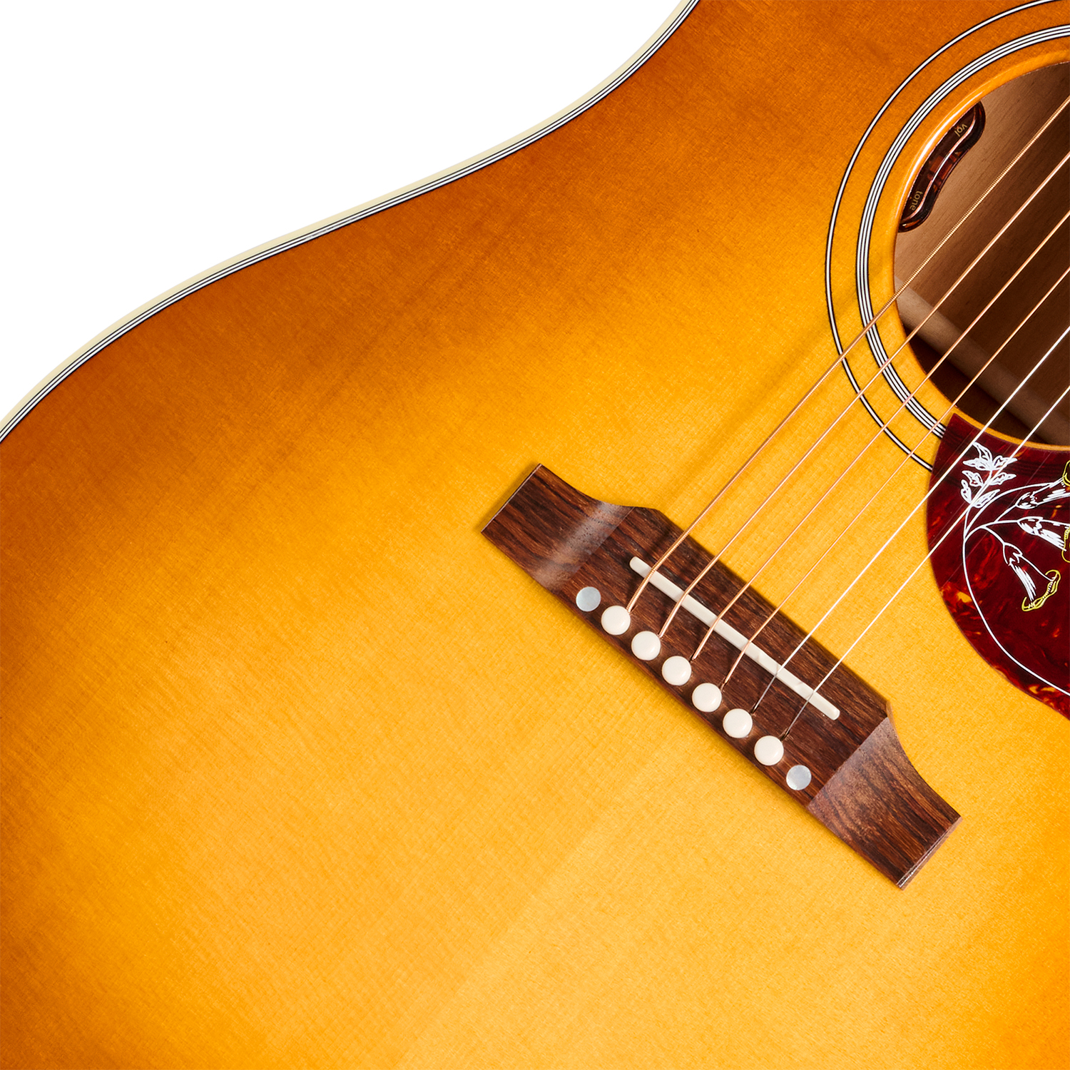 Gibson Hummingbird Standard Ec (baggs Hifi Dna) Dreadnought Cw Epicea Acajou Rw - Heritage Cherry Sunburst - Guitare Folk - Variation 3