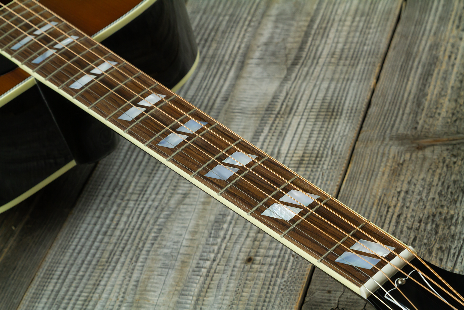 Gibson Hummingbird Standard Modern Dreadnought Epicea Acajou Rw - Honey Burst - Guitare Folk - Variation 10