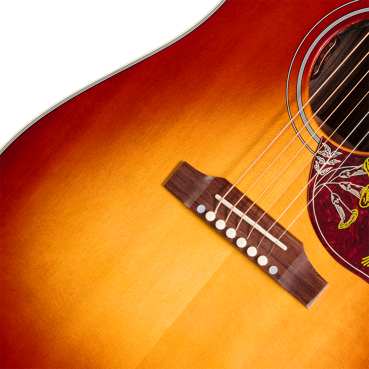Gibson Hummingbird Standard Rosewood (baggs Hifi Dna) Dreadnought Epicea Palissandre Rw - Rosewood Burst - Guitare Folk - Variation 3