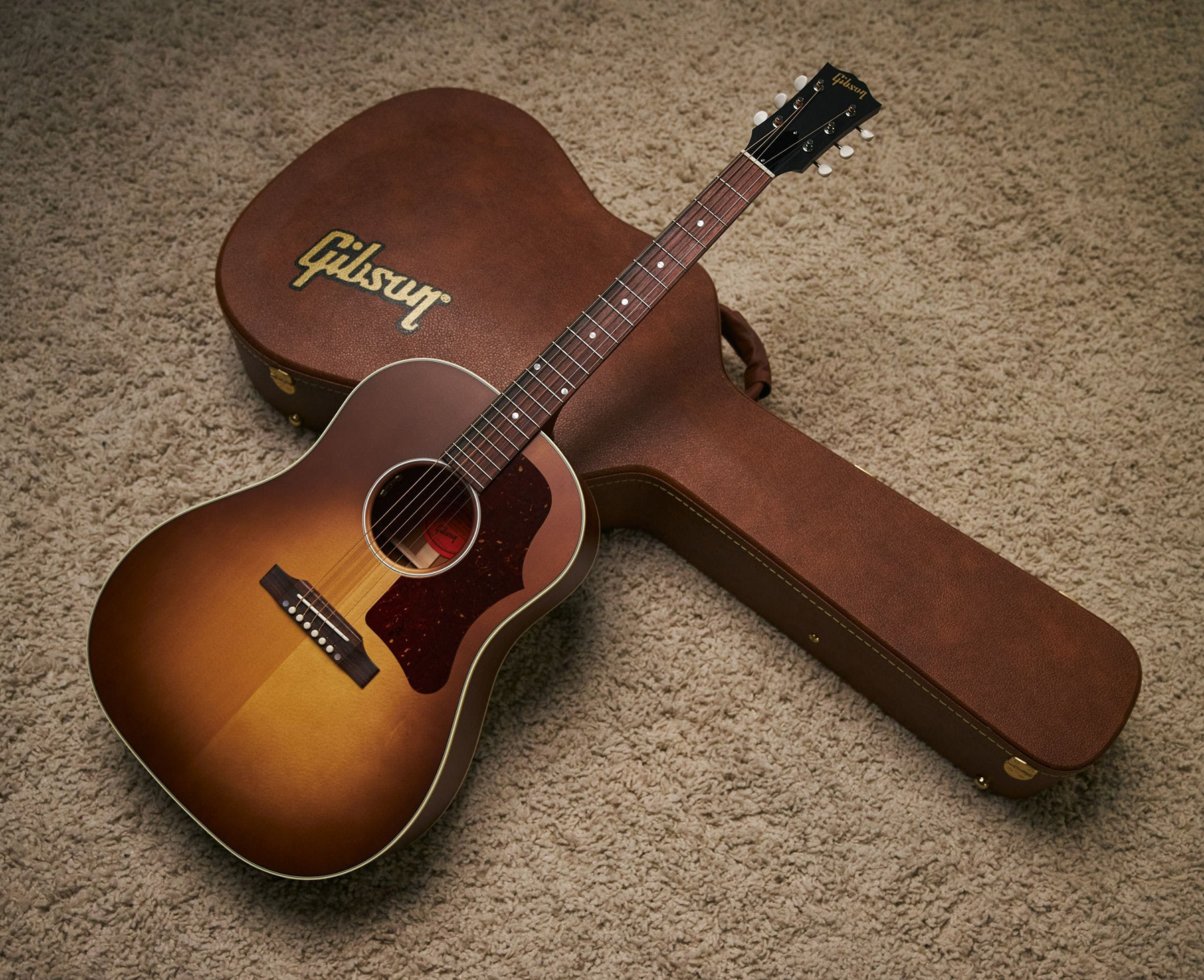 Gibson J-45 Faded 50s Original Dreadnought Epicea Acajou Rw - Vintage Sunburst - Guitare Acoustique - Variation 6