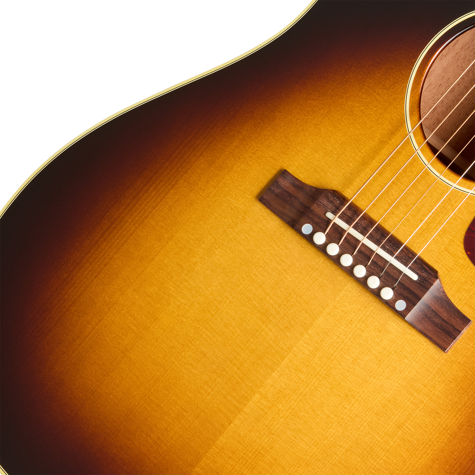 Gibson J160e Original Dreadnought Epicea Palissandre Rw - Vintage Sunburst - Guitare Folk - Variation 3