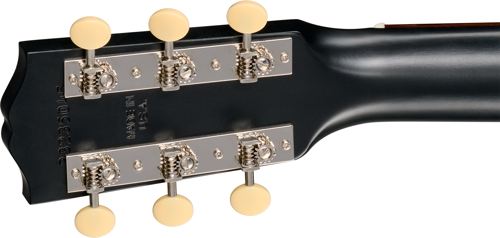 Gibson J185 Century 12-fret Lh Jumbo Shsc Gaucher Epicea Acajou Rw - Ebony Satin - Guitare Folk - Variation 5