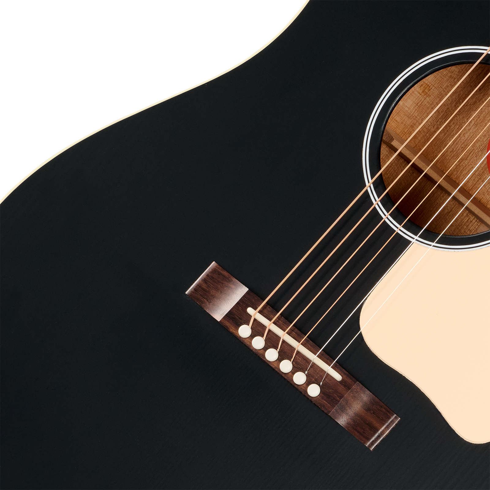 Gibson J45 Century 12-fret Lh Dreadnought Shsc Gaucher Epicea Acajou Rw - Ebony Satin - Guitare Folk - Variation 3