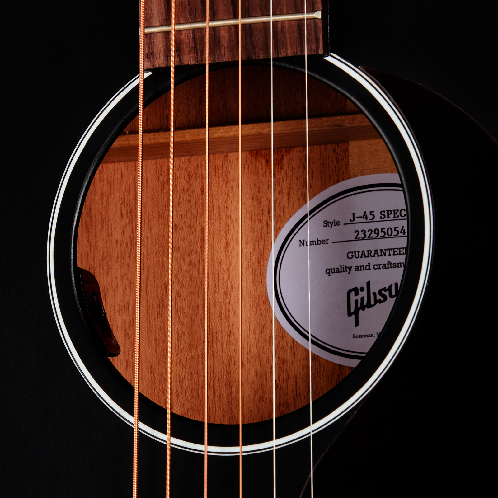 Gibson J45 Special Dreadnought Cbd Epicea Acajou Rw - Satin Ebony - Guitare Folk - Variation 4