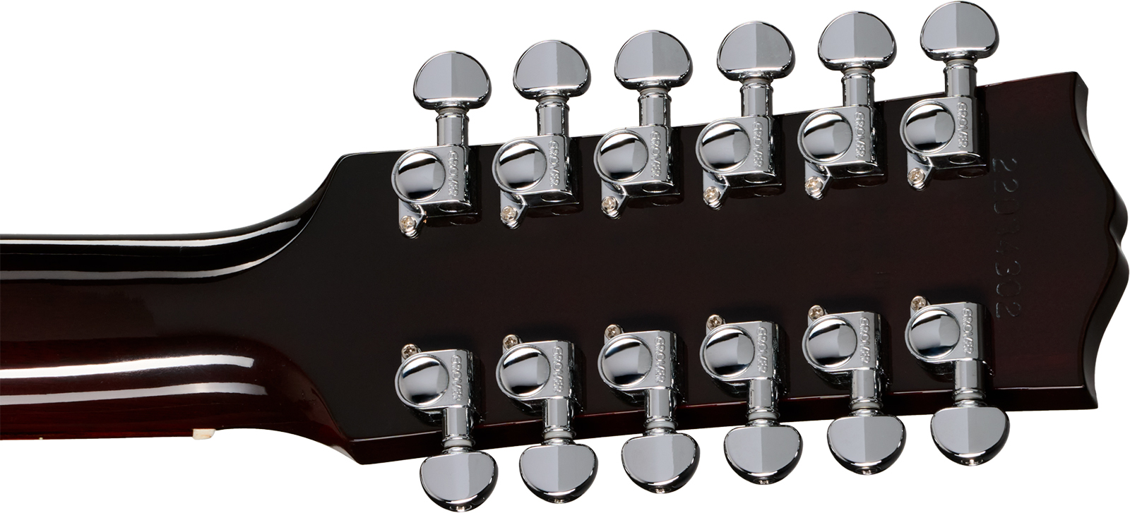 Gibson J45 Standard 12-string Lh (baggs Hifi Dna) Dreadnought 12c Gaucher Epicea Acajou Rw - Vintage Sunburst - Guitare Folk - Variation 6