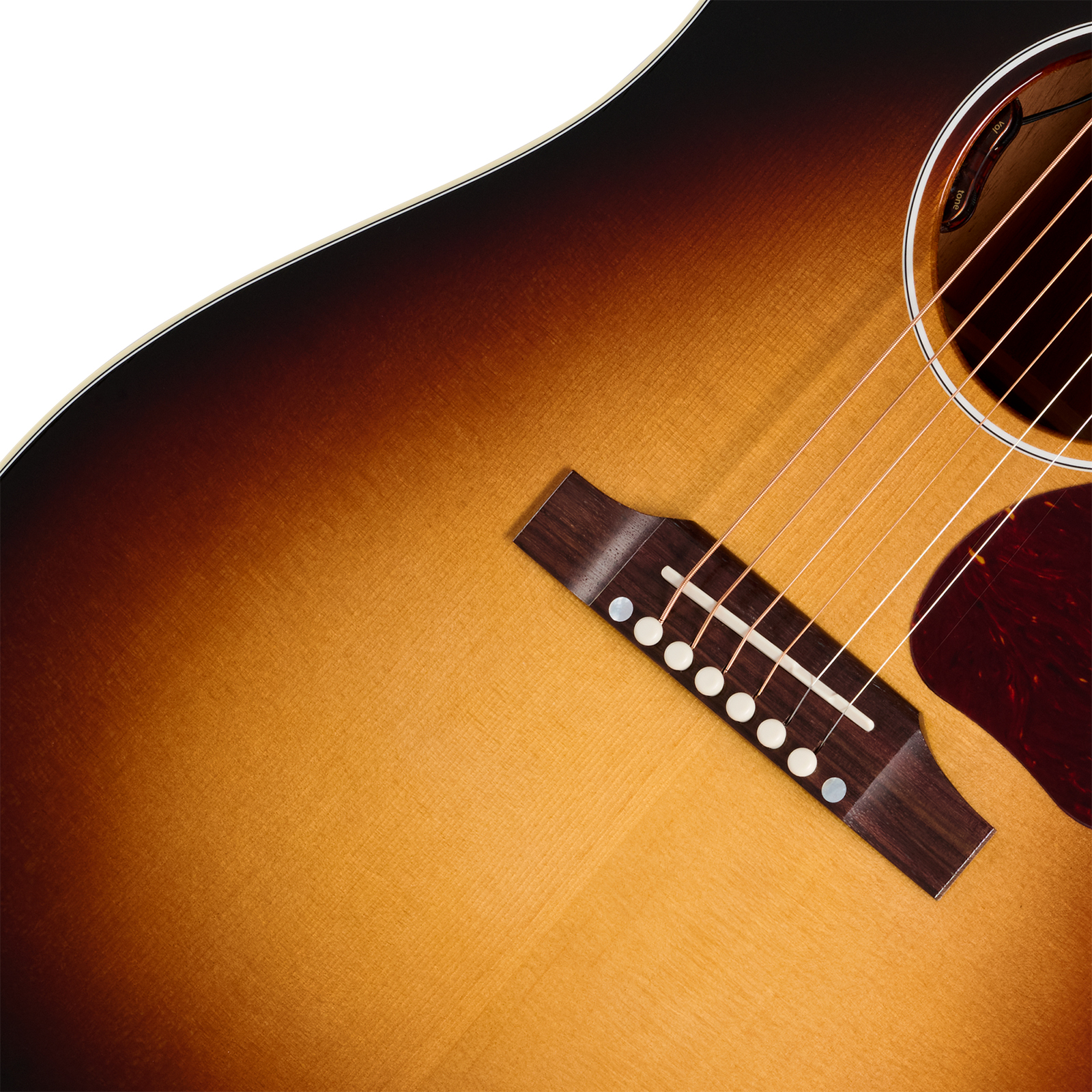 Gibson J45 Standard (baggs Hifi Dna) Dreadnought Epicea Acajou Rw - Vintage Sunburst - Guitare Folk - Variation 3