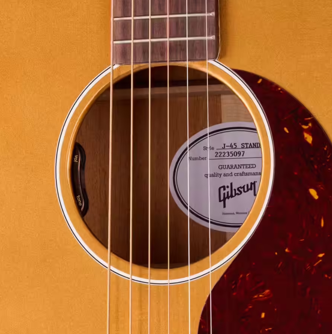 Gibson J45 Standard Dreadnought Epicea Acajou Rw - Goldtop - Guitare Folk - Variation 4