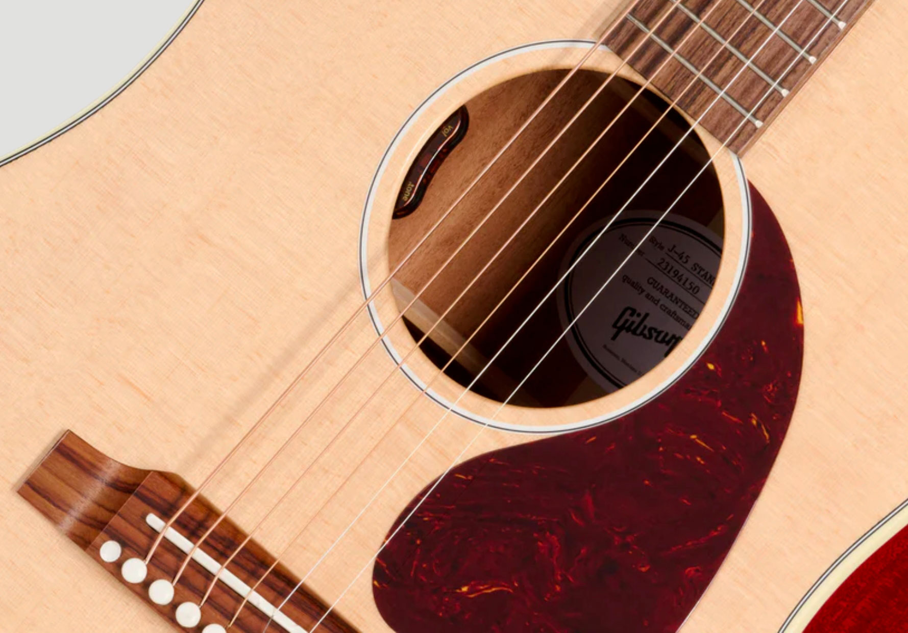 Gibson J45 Standard Modern Dreadnought Epicea Acajou Rw - Natural Gloss - Guitare Folk - Variation 3