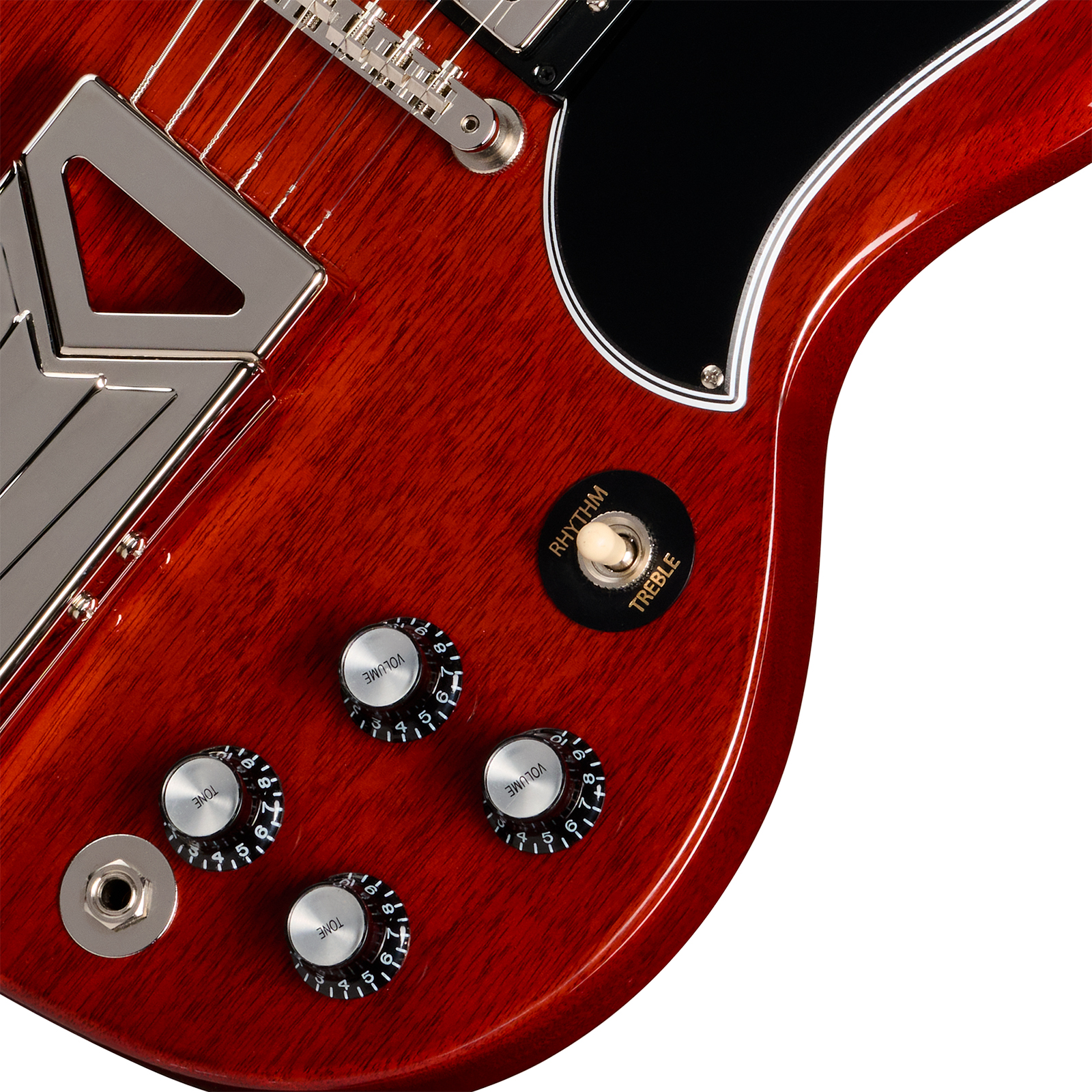 Gibson Jake Kiszka Sg Standard Ltd Signature 2h Ht Rw - Faded Vintage Cherry - Guitare Électrique Double Cut - Variation 4