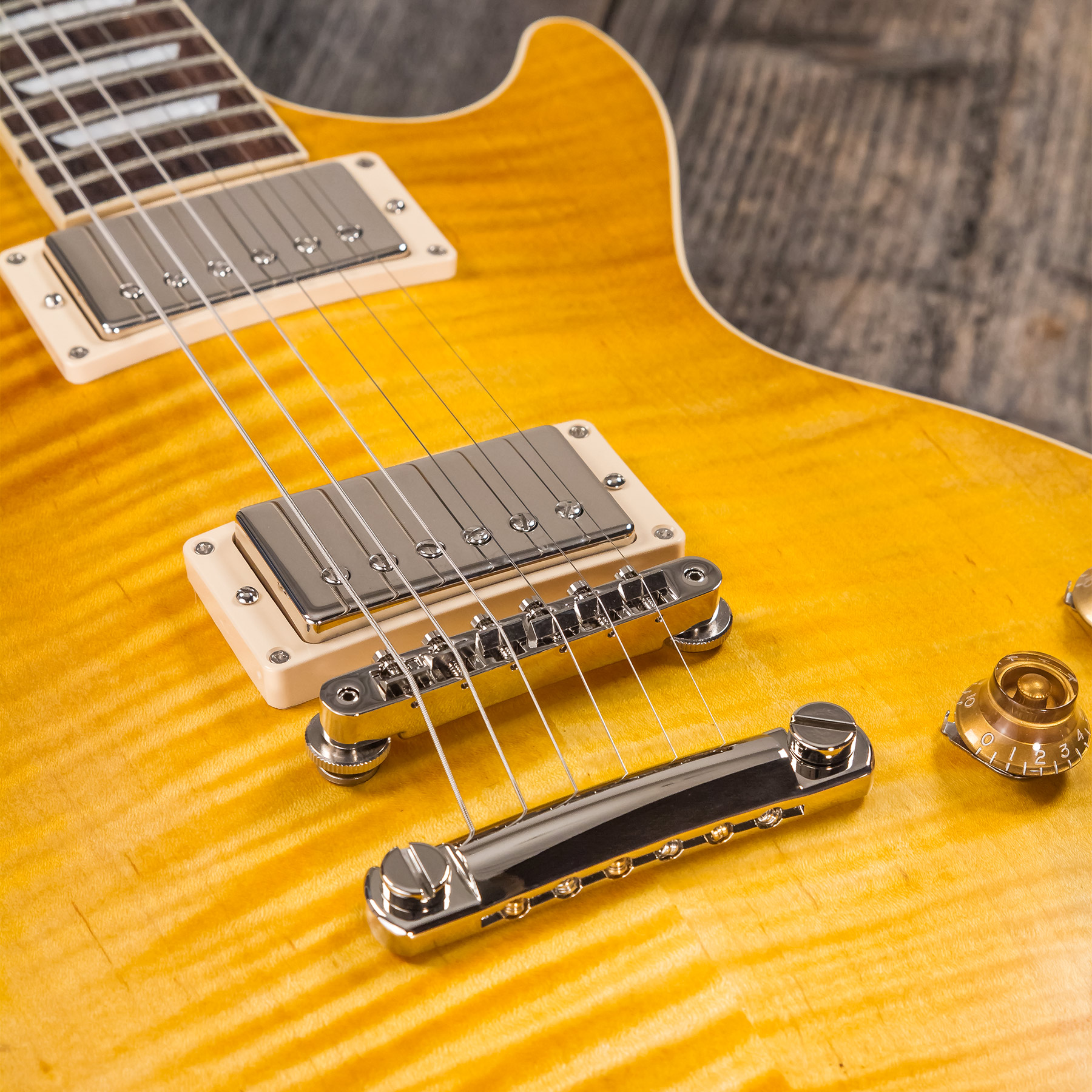 Gibson Kirk Hammett Les Paul Standard Greeny 2h Ht Rw - Greeny Burst - Guitare Électrique Single Cut - Variation 5