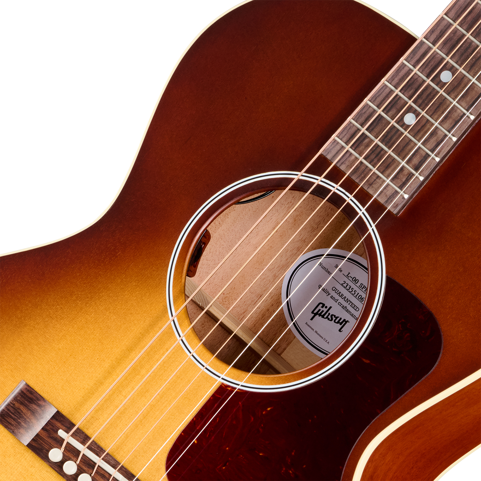 Gibson L00 Special Modern Parlor Shsc Epicea Acajou Rw - Satin Honey Burst - Guitare Folk - Variation 2