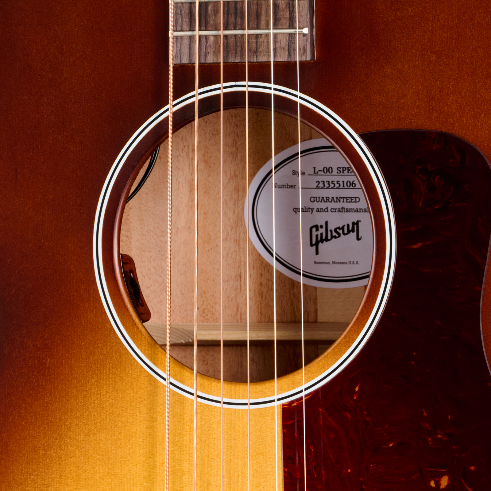 Gibson L00 Special Modern Parlor Shsc Epicea Acajou Rw - Satin Honey Burst - Guitare Folk - Variation 4