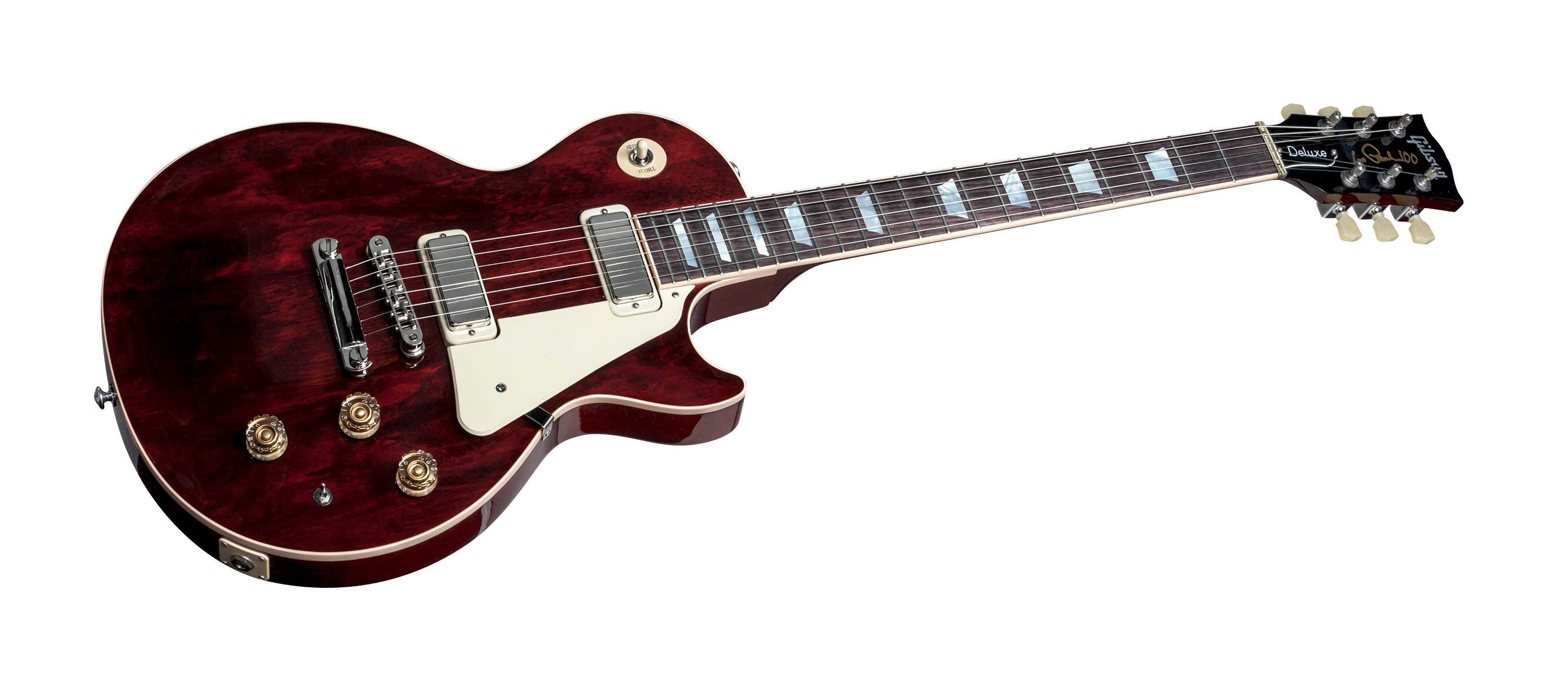 Gibson Les Paul Deluxe 2015 Ch - Wine Red - Guitare Électrique Single Cut - Variation 2