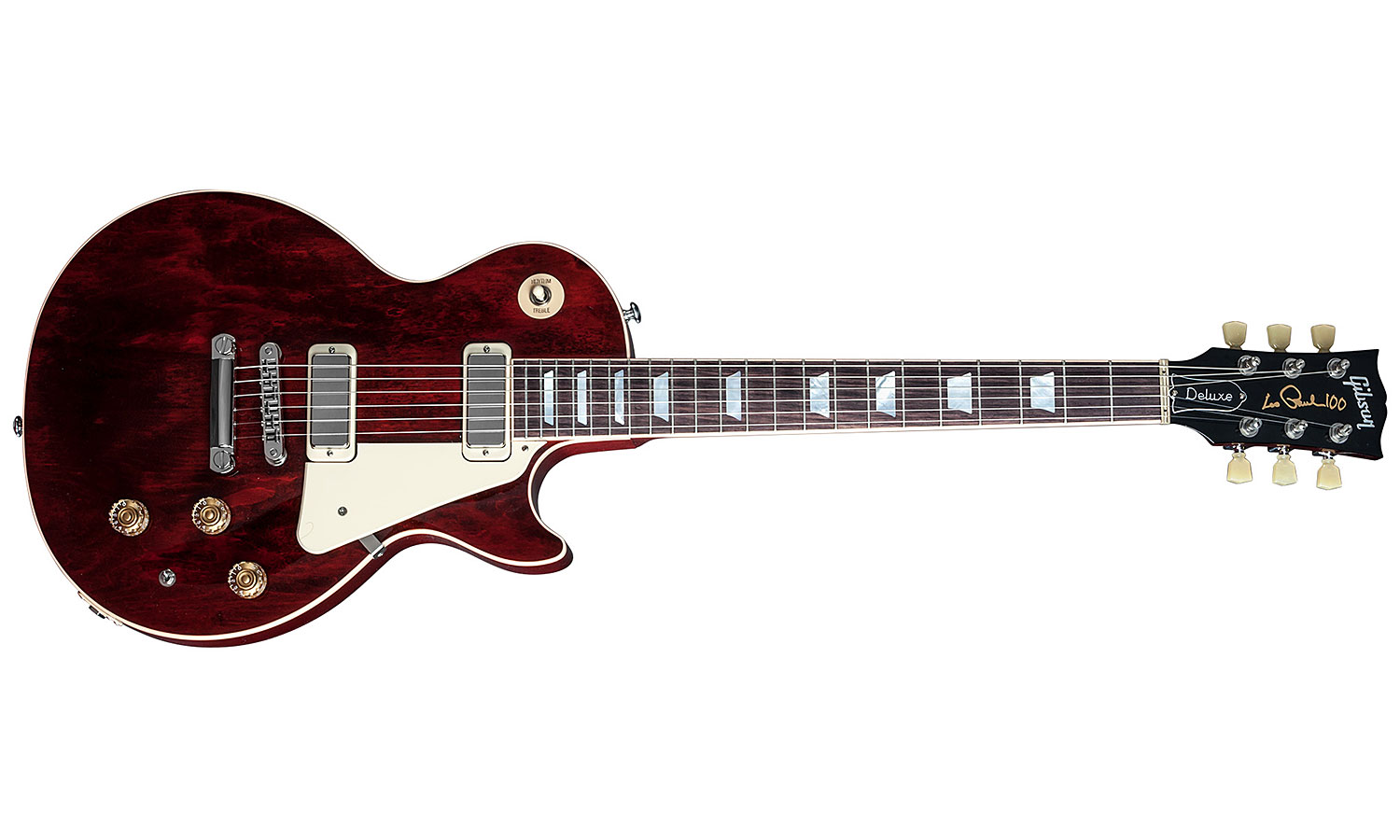 Gibson Les Paul Deluxe 2015 Ch - Wine Red - Guitare Électrique Single Cut - Variation 1