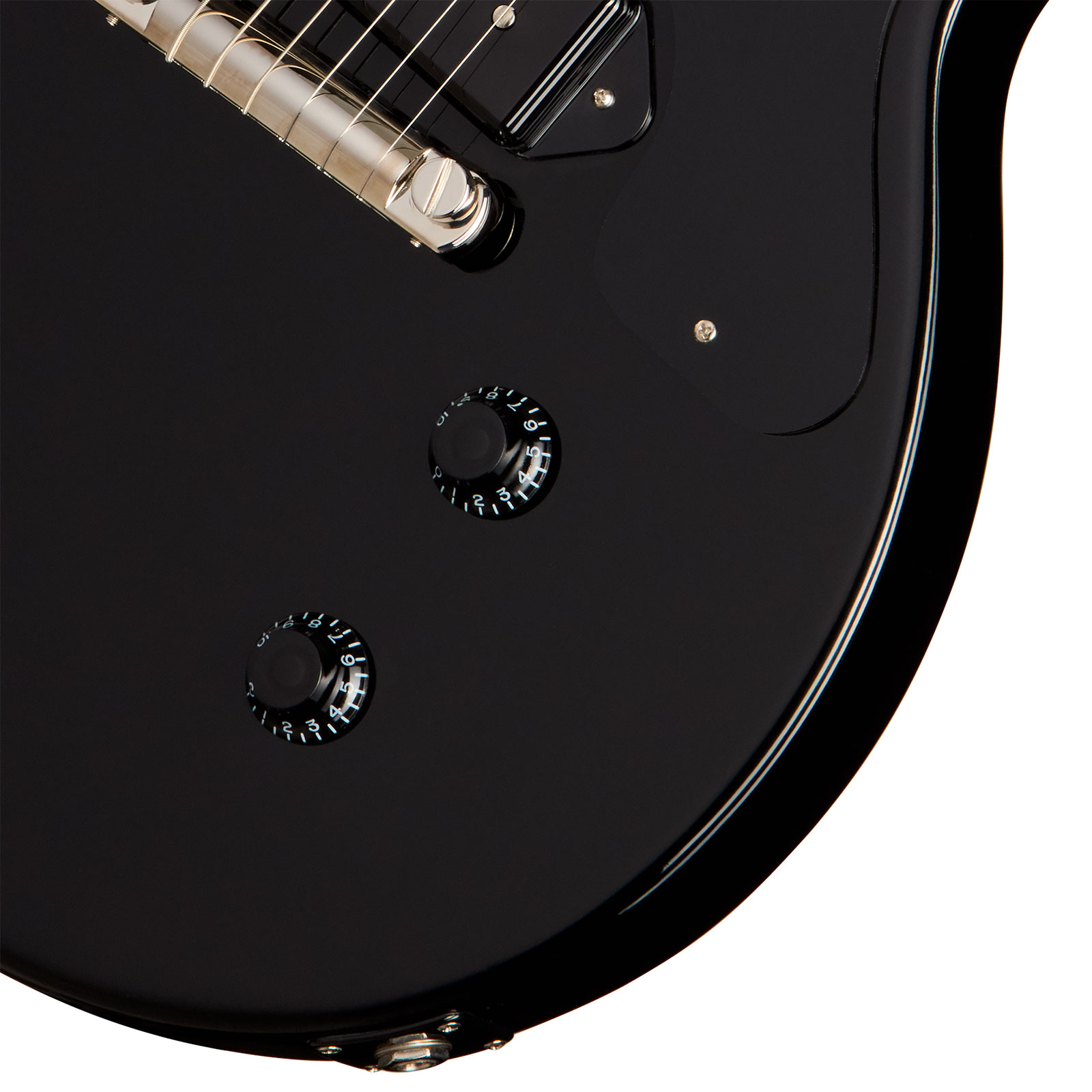 Gibson Les Paul Junior Dc Usa 2s P90 Ht Rw - Ebony - Guitare Électrique Double Cut - Variation 9