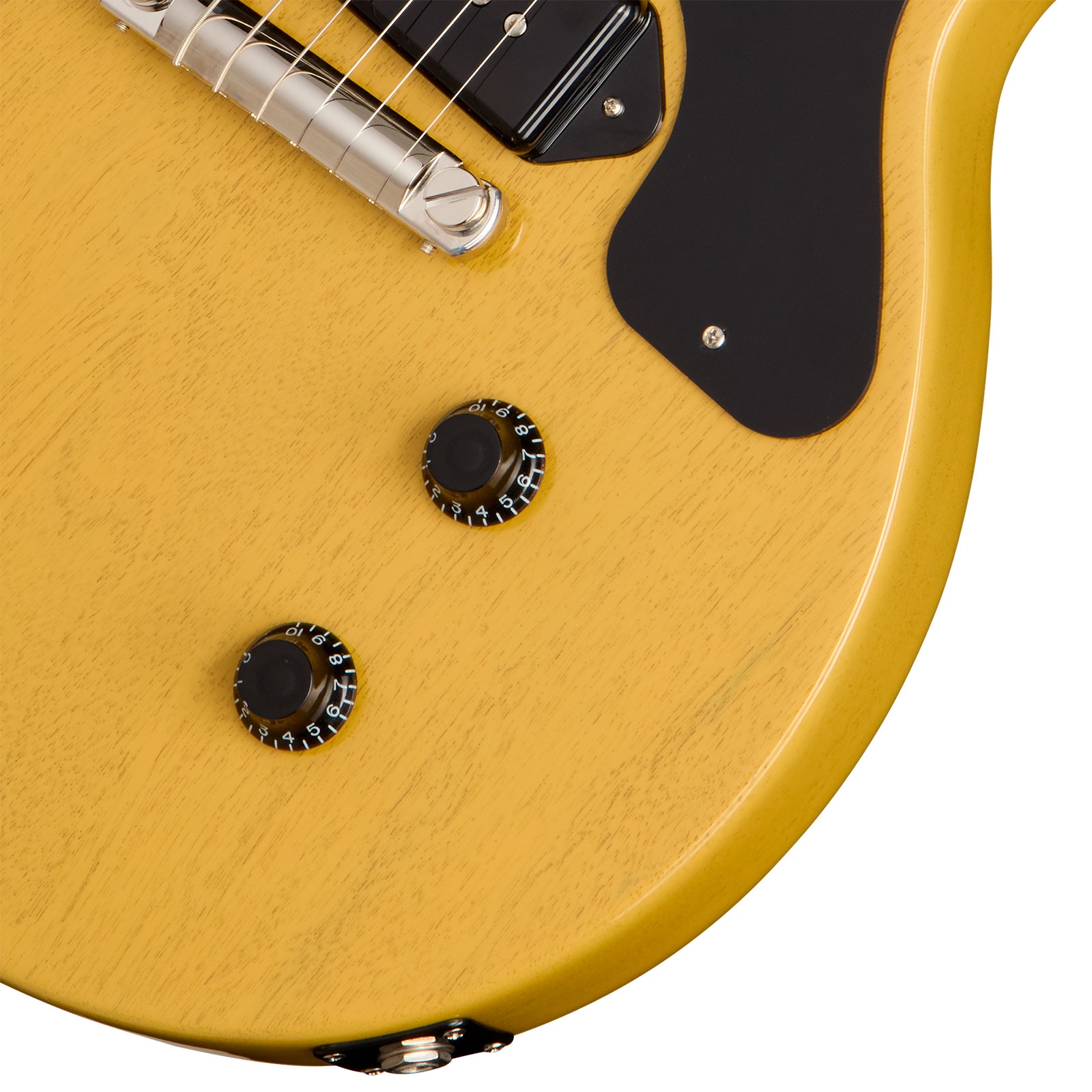 Gibson Les Paul Junior Dc Usa 2s P90 Ht Rw - Tv Yellow - Guitare Électrique Double Cut - Variation 9