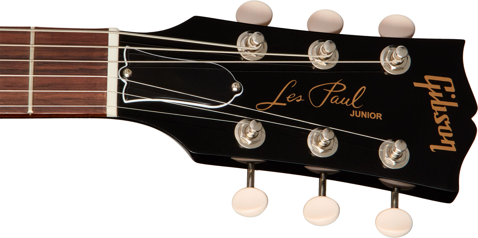 Gibson Les Paul Junior Dc Usa 2s P90 Ht Rw - Ebony - Guitare Électrique Double Cut - Variation 10