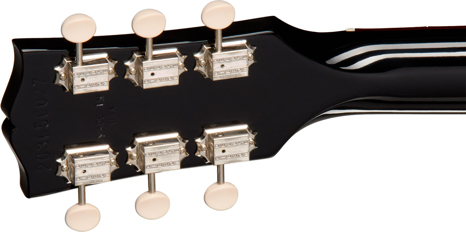 Gibson Les Paul Junior Dc Usa 2s P90 Ht Rw - Ebony - Guitare Électrique Double Cut - Variation 11