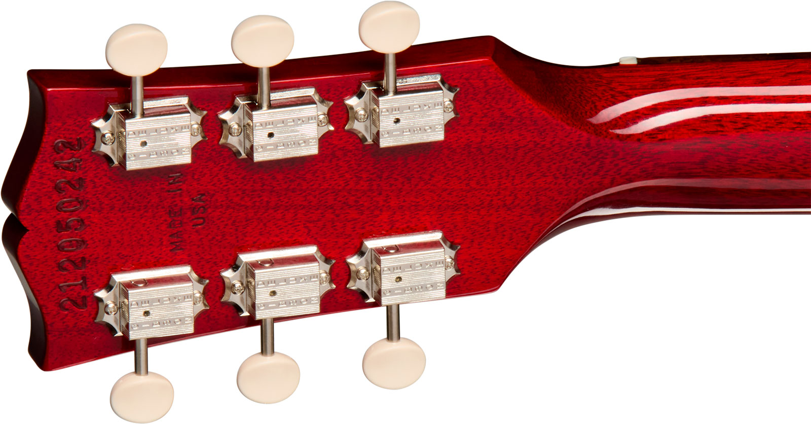 Gibson Les Paul Junior Dc Usa 2s P90 Ht Rw - Vintage Cherry - Guitare Électrique Double Cut - Variation 11