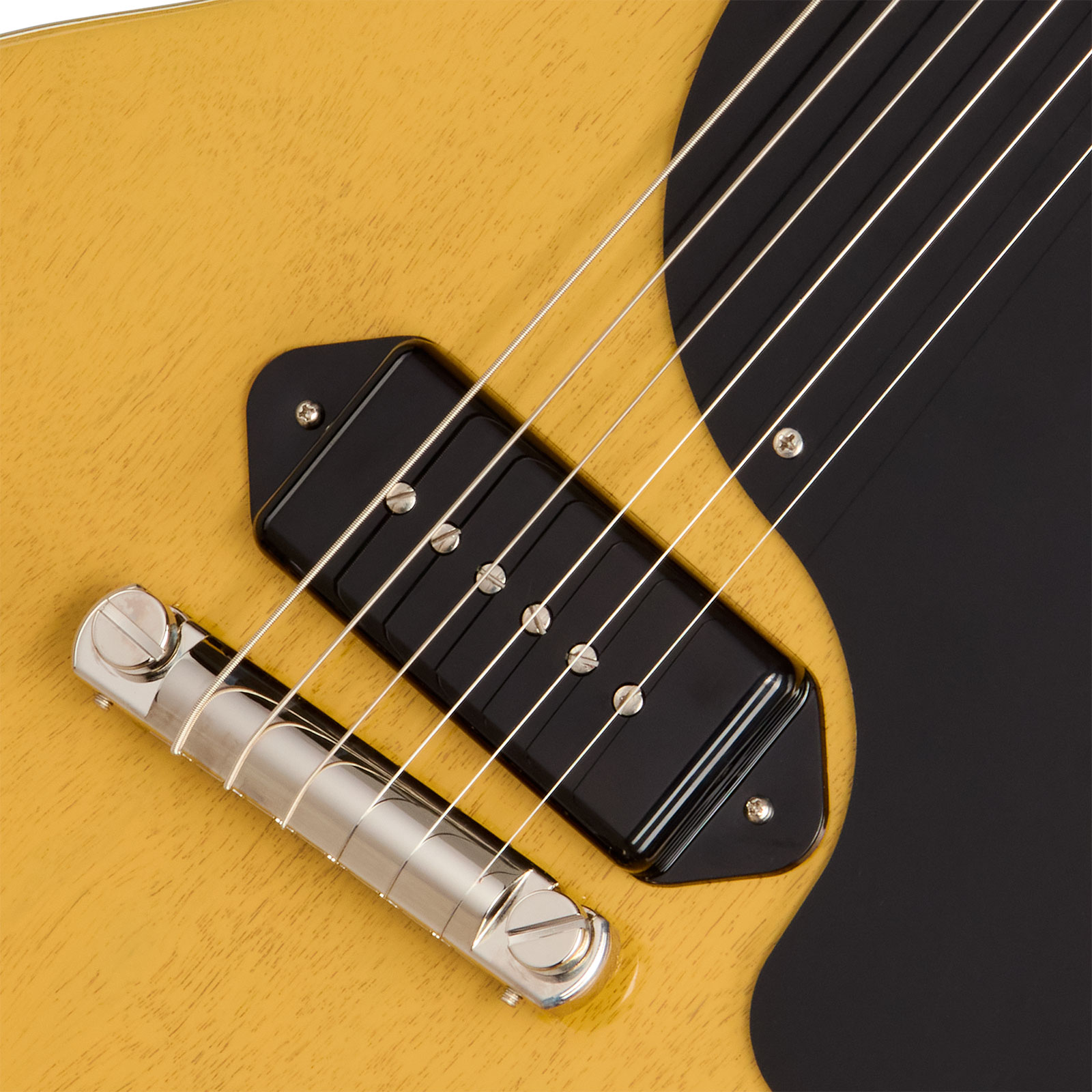 Gibson Les Paul Junior Dc Usa 2s P90 Ht Rw - Tv Yellow - Guitare Électrique Double Cut - Variation 8