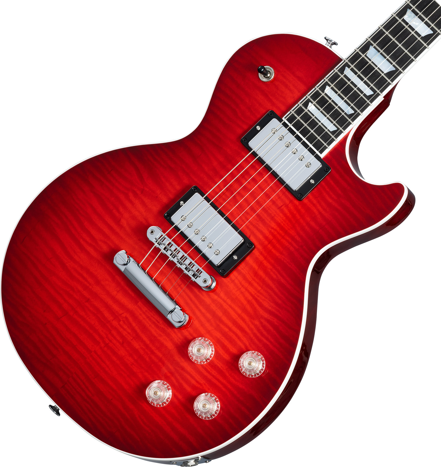 Gibson Les Paul Modern Figured 2h Ht Rw - Cherry Burst - Guitare Électrique Single Cut - Variation 3