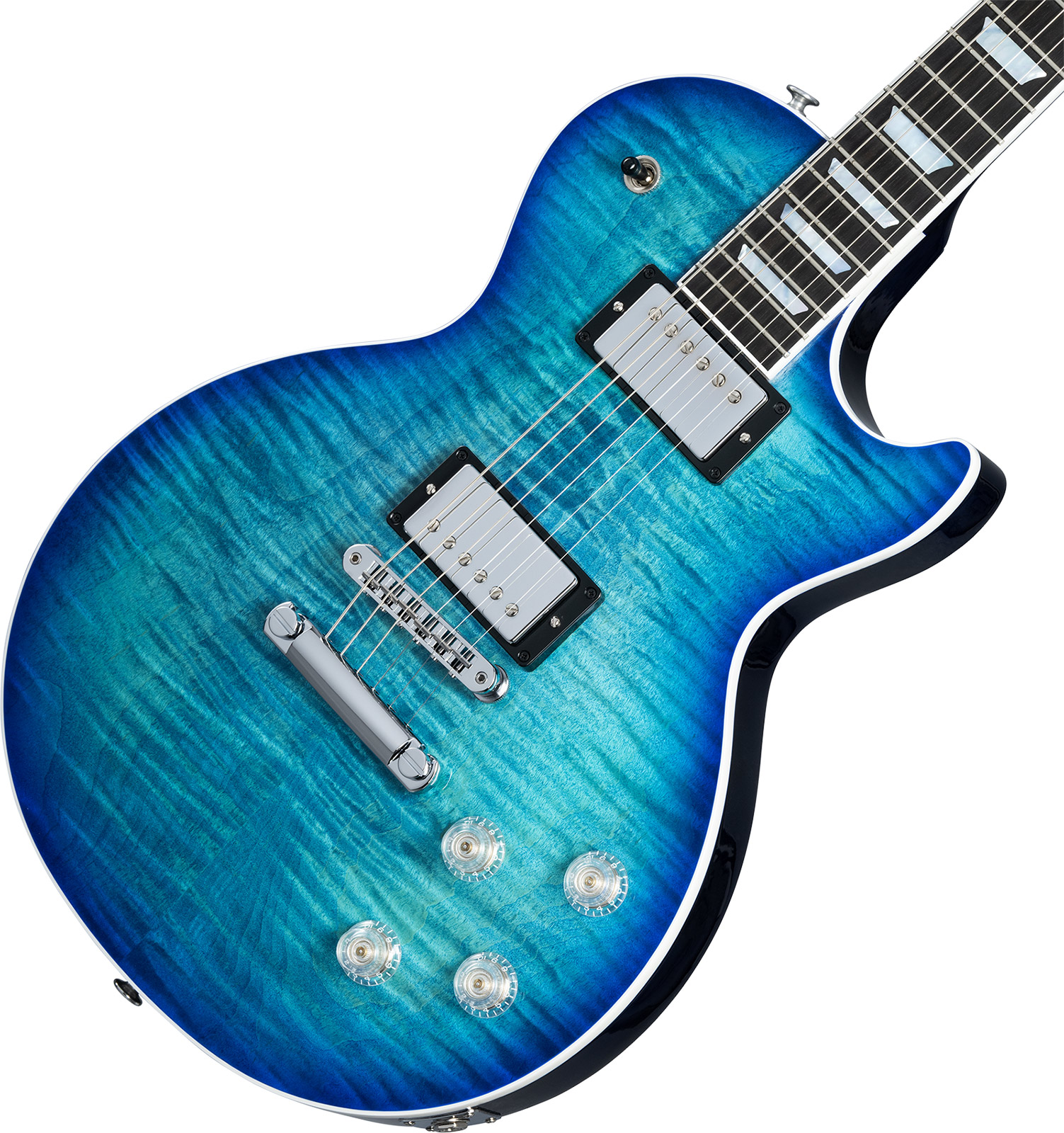 Gibson Les Paul Modern Figured 2h Ht Rw - Cobalt Burst - Guitare Électrique Single Cut - Variation 3