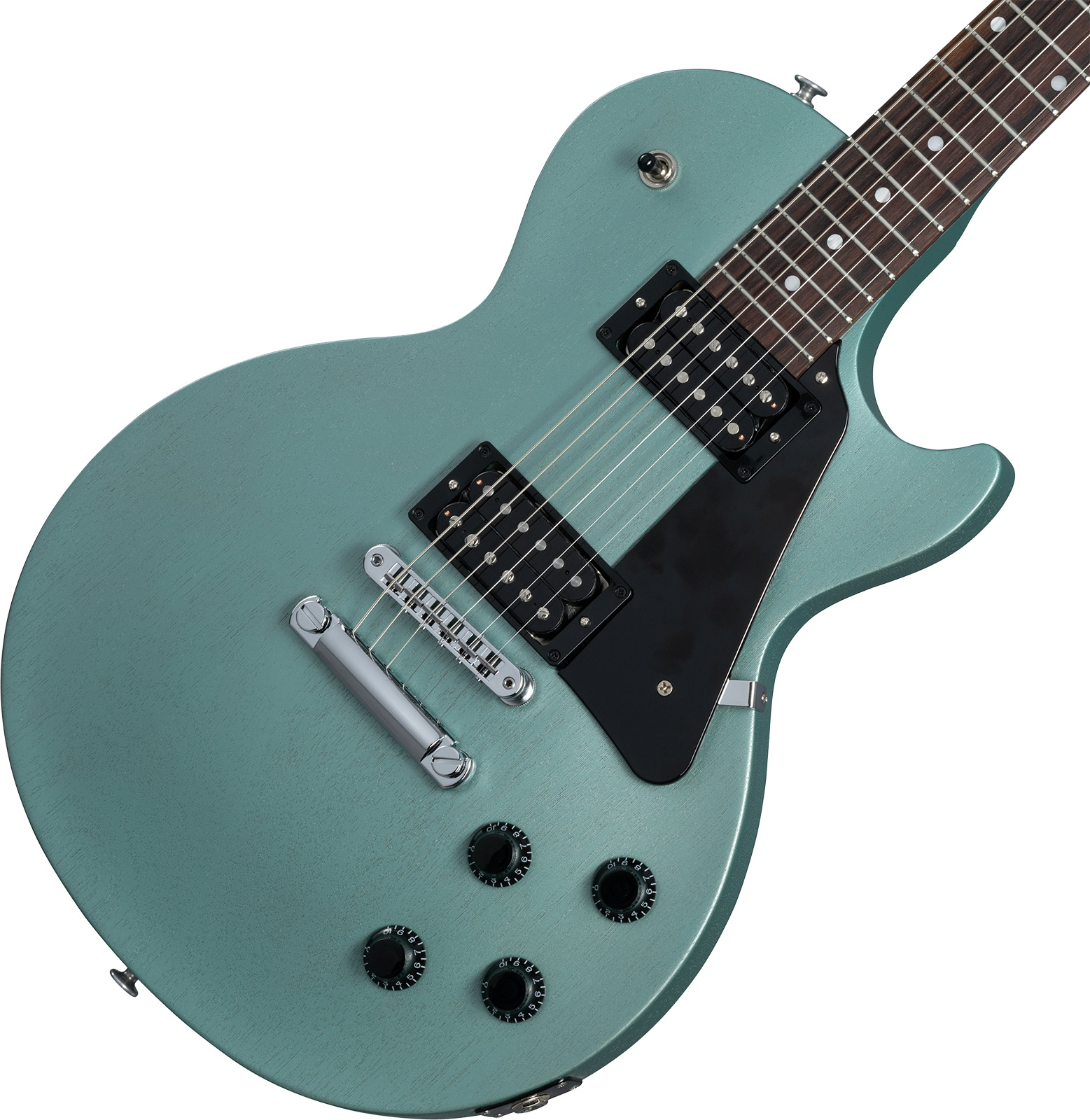 Gibson Les Paul Modern Lite 2h Ht Rw - Satin Inverness Green - Guitare Électrique Single Cut - Variation 3