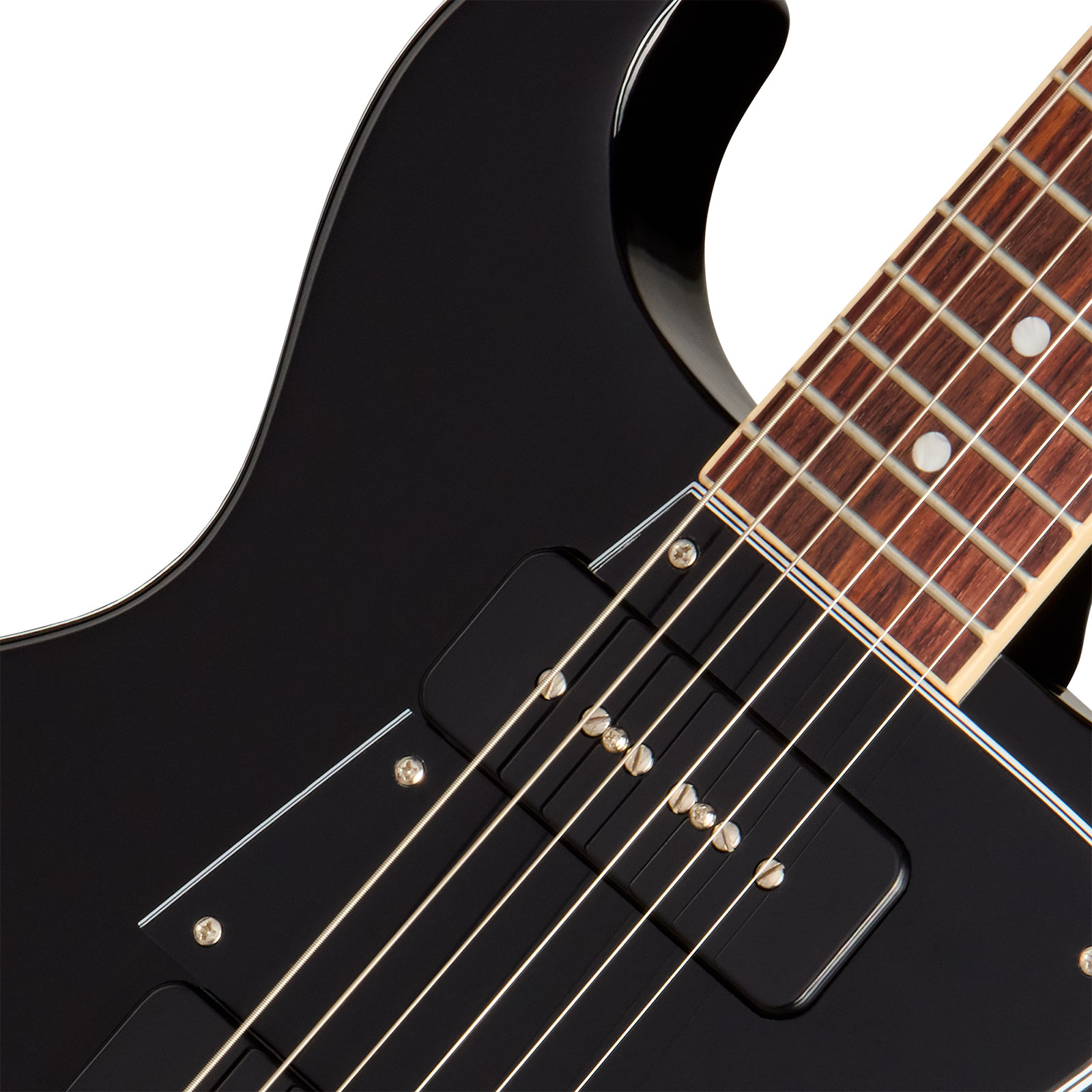 Gibson Les Paul Special Dc Usa 2s P90 Ht Rw - Ebony - Guitare Électrique Double Cut - Variation 2