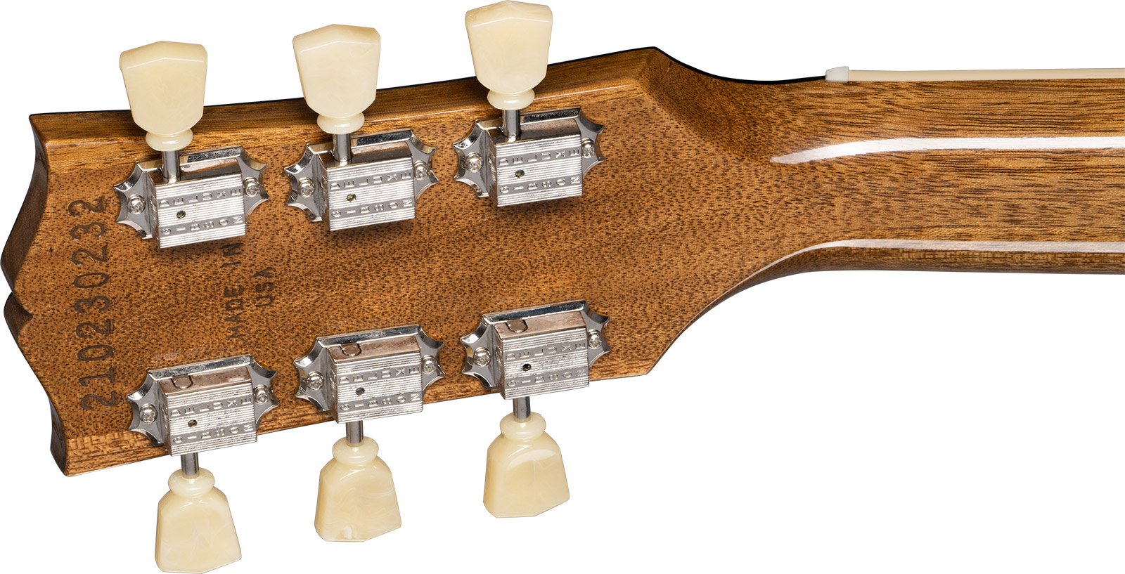 Gibson Les Paul Standard 50s Figured Custom Color 2h Ht Rw - Translucent Oxblood - Guitare Électrique Single Cut - Variation 4