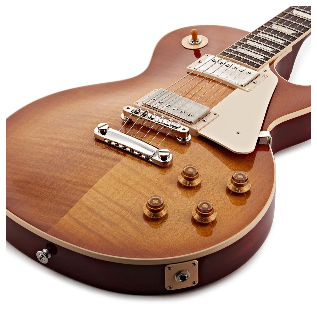 Gibson Les Paul Standard 50s Figured Top Original Usa 2h Ht Rw - Dirty Lemon Burst - Guitare Électrique Single Cut - Variation 3