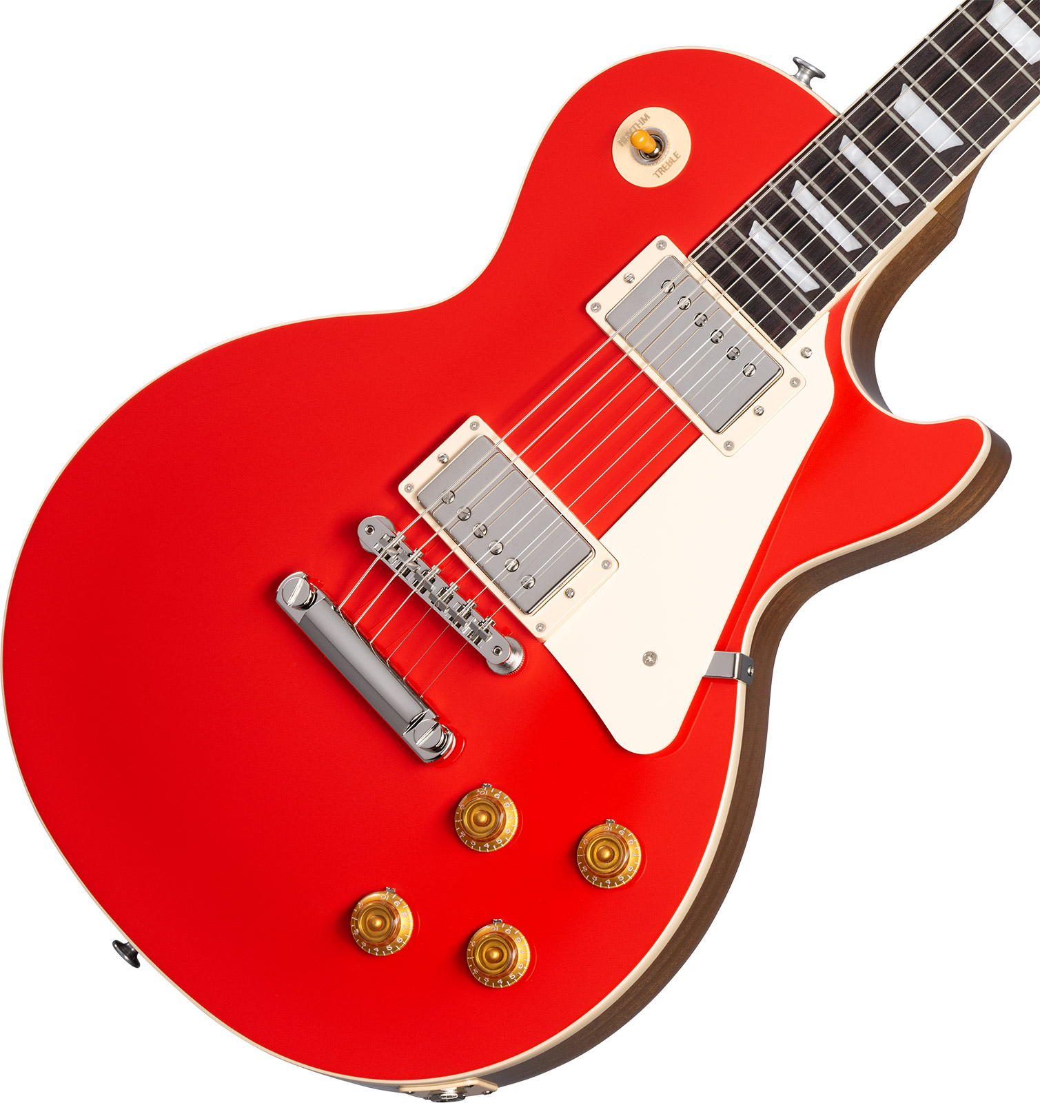 Gibson Les Paul Standard 50s Plain Top Custom Color 2h Ht Rw - Cardinal Red - Guitare Électrique Single Cut - Variation 3