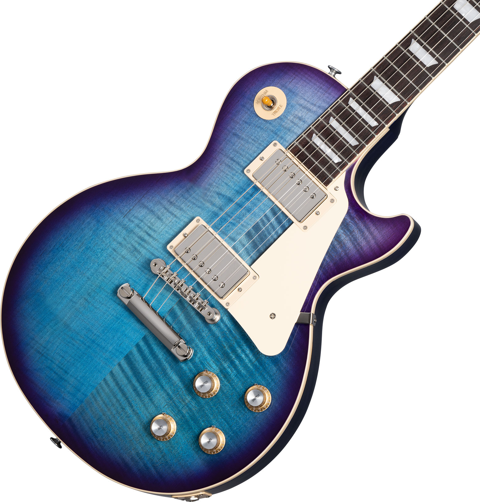 Gibson Les Paul Standard 60s Figured Original 2h Ht Rw - Blueberry Burst - Guitare Électrique Single Cut - Variation 3