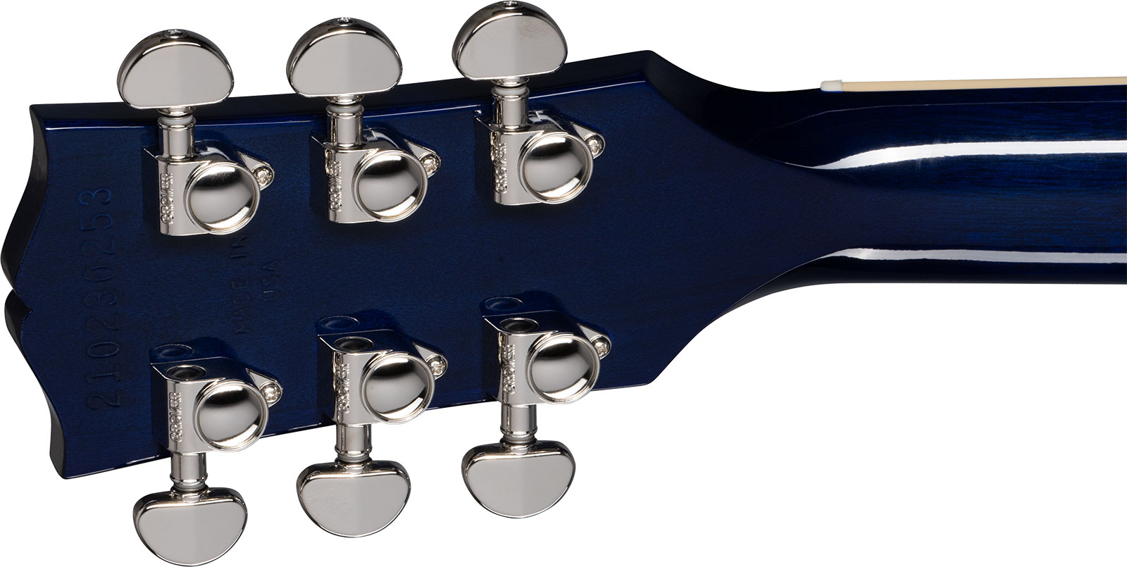 Gibson Les Paul Standard 60s Figured Original 2h Ht Rw - Blueberry Burst - Guitare Électrique Single Cut - Variation 4