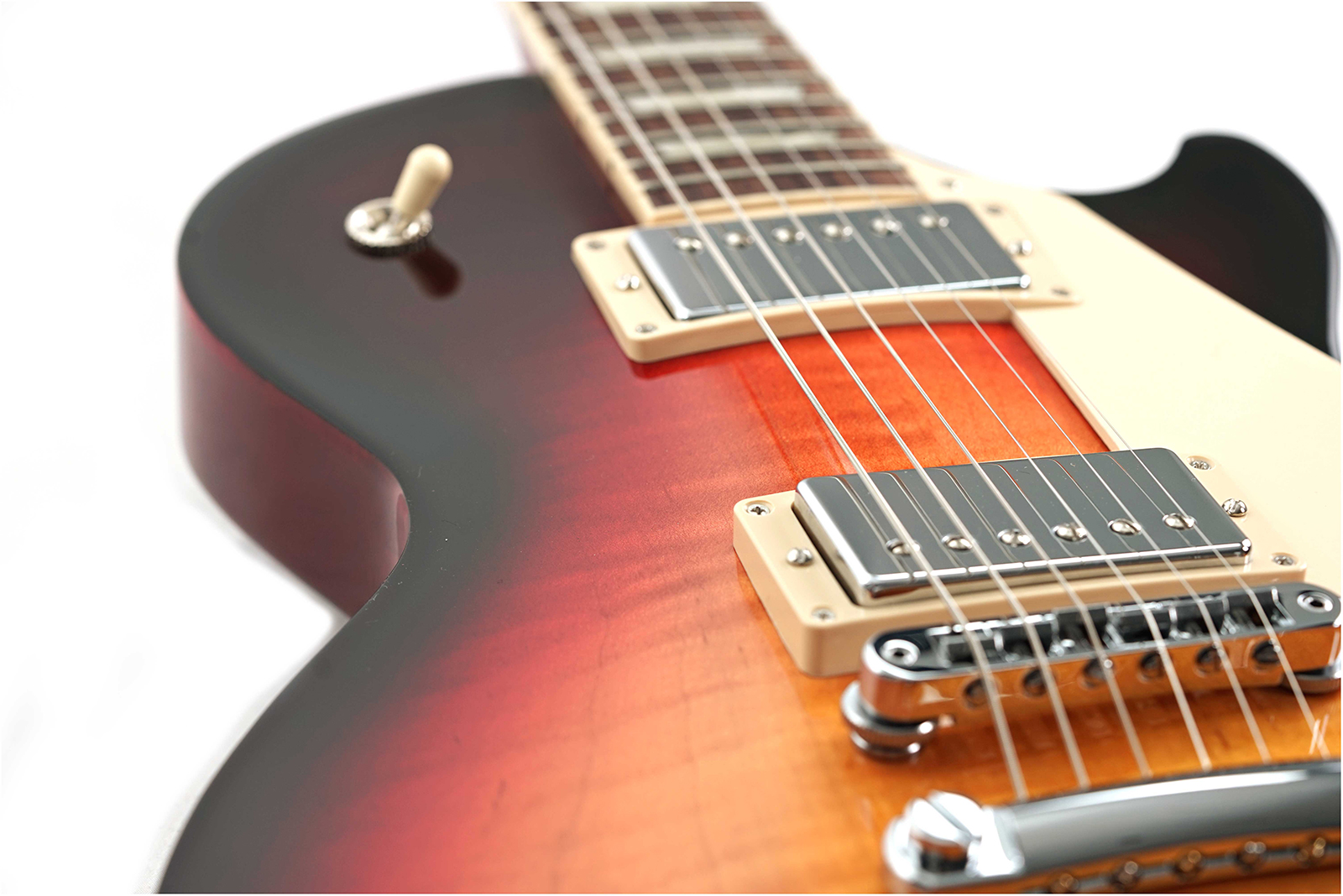 Gibson Les Paul Studio Figured Top Modern Usa 2h Ht Rw - Triburst - Guitare Électrique Single Cut - Variation 2