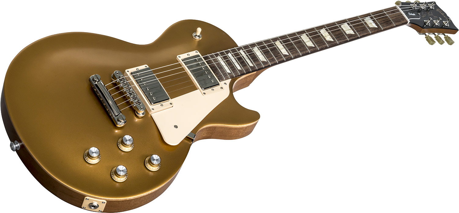Gibson Les Paul Tribute 2018 - Satin Gold Top - Guitare Électrique Single Cut - Variation 1